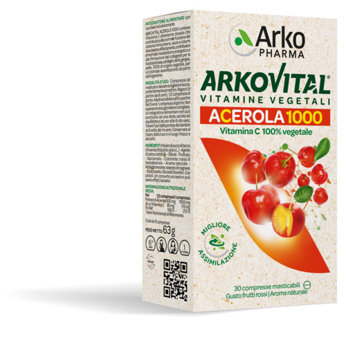 ARKOVITAL ACEROLA 30CPR MASTICABILI - Luckyfarma.it