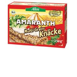 ALLOS CRACKERS INTEGRALI DI SEGALE ED AMARANTO CON SEMI MISTI SENZA LIEVITO 250 G - Luckyfarma.it