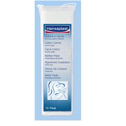 COTONE IDROFILO HANSAPLAST CARRES 70 PEZZI PRETAGLIATI - Luckyfarma.it