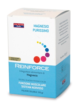 REINFORCE MAGNESIO PURISSIMO 150 GRAMMI DI POLVERE - Luckyfarma.it