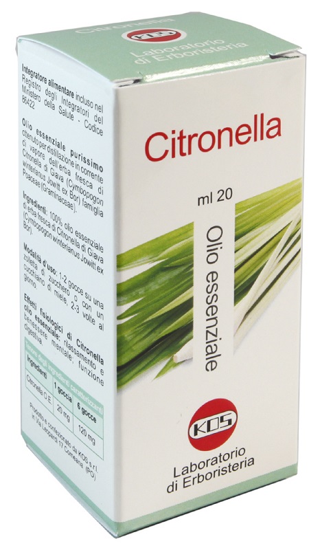 CITRONELLA OLIO ESSENZIALE 20 ML - Luckyfarma.it