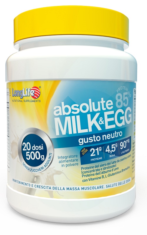 LONGLIFE ABSOLUTE MILK EGG 500 G - Luckyfarma.it