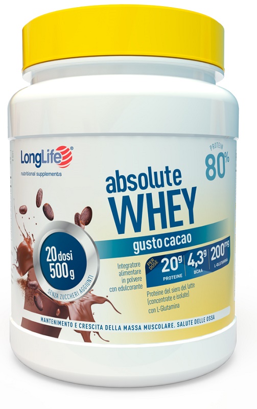 LONGLIFE ABSOLUTE WHEY CACAO - Luckyfarma.it