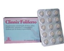 CLINNIX FOLIFERRO 30 COMPRESSE - Luckyfarma.it