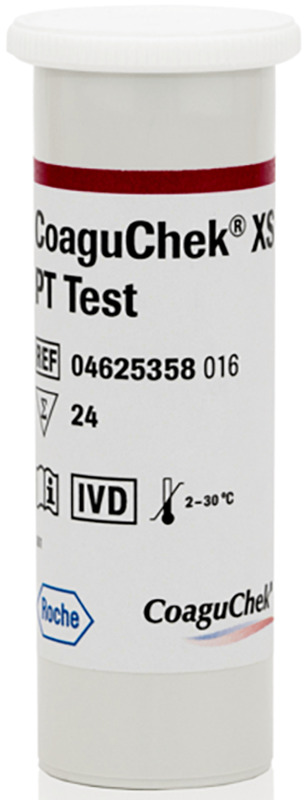 STRISCE REATTIVE PER APPARECCHIO UTODIAGNOSTICO COAGUCHEK XS PT TEST 6 PEZZI - Luckyfarma.it