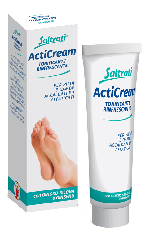 SALTRATI ACTICREAM TONIFICANTE RINFRESCANTE PER PIEDI E GAMBE 100 ML - Luckyfarma.it