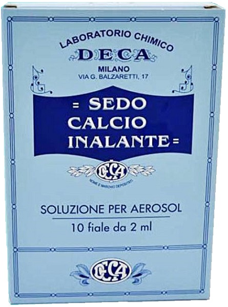 SEDO CALCIO INALANTE SOLUZIONE AEROSOL 10 FIALE 2 ML - Luckyfarma.it