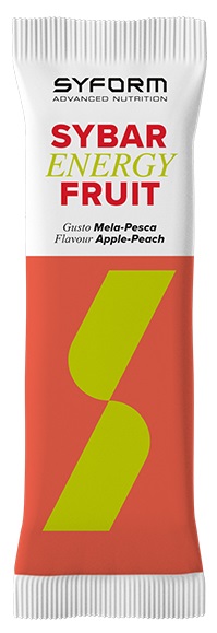 SYBAR ENERGY FRUIT BARRETTA MELA/PESCA 40 G - Luckyfarma.it