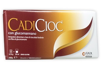 CADICIOC TAVOLETTA FONDENTE CON GLUCOMANNANO 100 G - Luckyfarma.it
