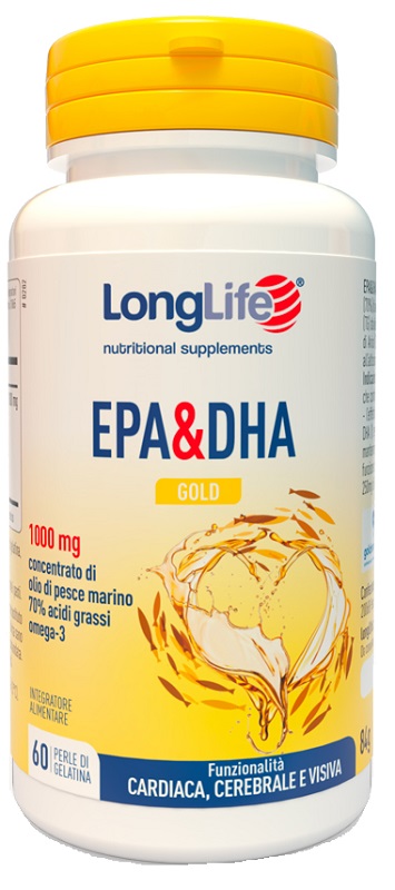 LONGLIFE EPA DHA GOLD 60 PERLE - Luckyfarma.it