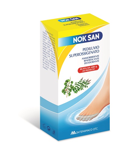 NOK SAN PEDILUVIO SUPEROSSIGENATO 400 G - Luckyfarma.it