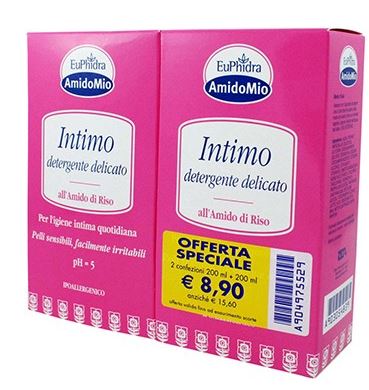 EUPHIDRA SCHIUMA INTIMA DETERGENTE 200 + 200 ML - Luckyfarma.it