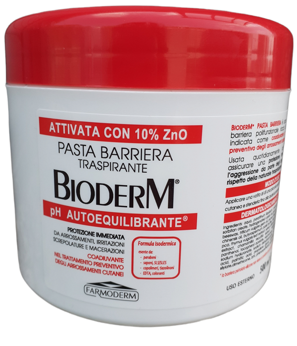 BIODERM PASTA BARRIERA ZINCO 500 ML - Luckyfarma.it