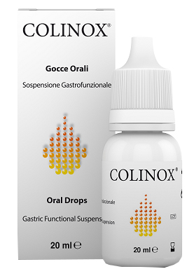 COLINOX SOSPENSIONE GASTROFUNZIONALE GOCCE OROSOLUBILI TRATTAMENTO METEORISMO AEROFAGIA COLICHE GASSOSE 20 ML - Luckyfarma.it