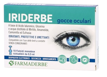 IRIDERBE GOCCE OCULARI MONODOSI 10 FLACONCINI DA 0,5ML - Luckyfarma.it