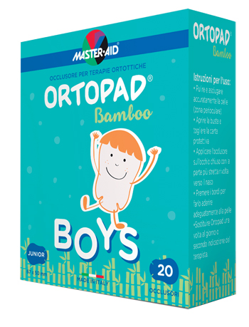 CEROTTO OCULARE PER ORTOTTICA ORTOPAD BOYS M 5,4X7,6 20 PEZZI - Luckyfarma.it
