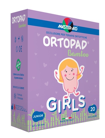 CEROTTO OCULARE PER ORTOTTICA ORTOPAD GIRLS M 5,4X7,6 20 PEZZI - Luckyfarma.it