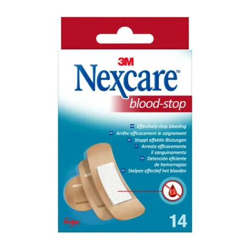 CEROTTO PREPARATO EMOSTATICI NEXCARE BLOOD STOP 14 PEZZI - Luckyfarma.it