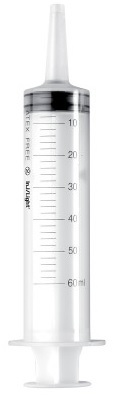 SIRINGA STERILE MONOUSO 60ML CONO CATETERE CENTRALE INJ-LIGHT SENZA AGO 1 PEZZO - Luckyfarma.it