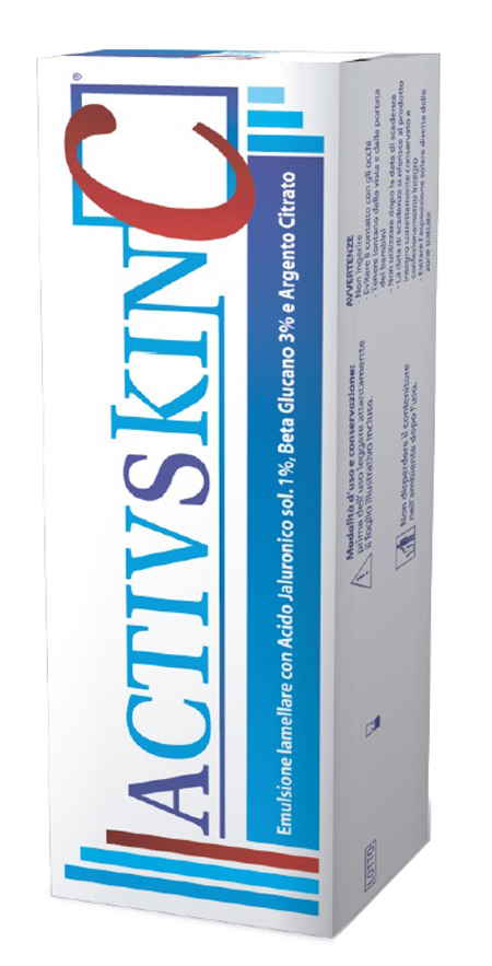 EMULSIONE IAMELLARE ACTIV SKIN CON ACIDO JALURONICO 1% BETA GLUCANO 3% E ARGENTO CITRATO 30 ML - Luckyfarma.it