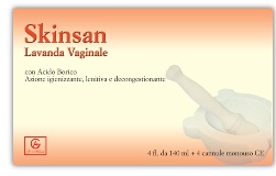 SKINSAN LAVANDA VAGINALE 4 FLACONI 140 ML + 4 CANNULE VAGINALI MONOUSO IN BLISTER - Luckyfarma.it