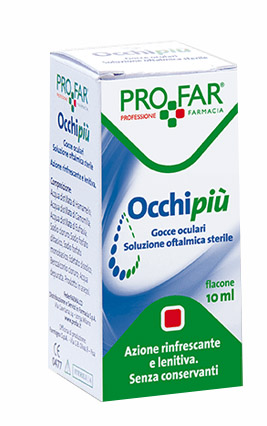 OCCHIPIU' GOCCE OCULARI RINFRESCANTI 1 FLACONE DA 10 ML PROFAR - Luckyfarma.it