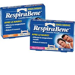 CEROTTO NASALE CLASSICO ADULTI RESPIRA BENE 30 PEZZI - Luckyfarma.it