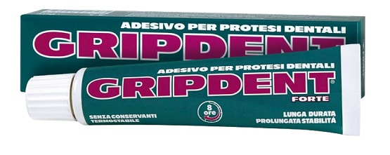 GRIPDENT FORTE ADESIVO PER PROTESI DENTARIA 40 G - Luckyfarma.it