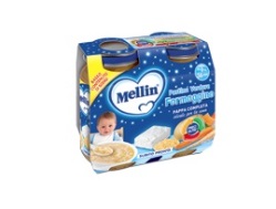 MELLIN CENA COMPLETA PASTINA VERDURE FORMAGGINO 2 PEZZI 200 G - Luckyfarma.it