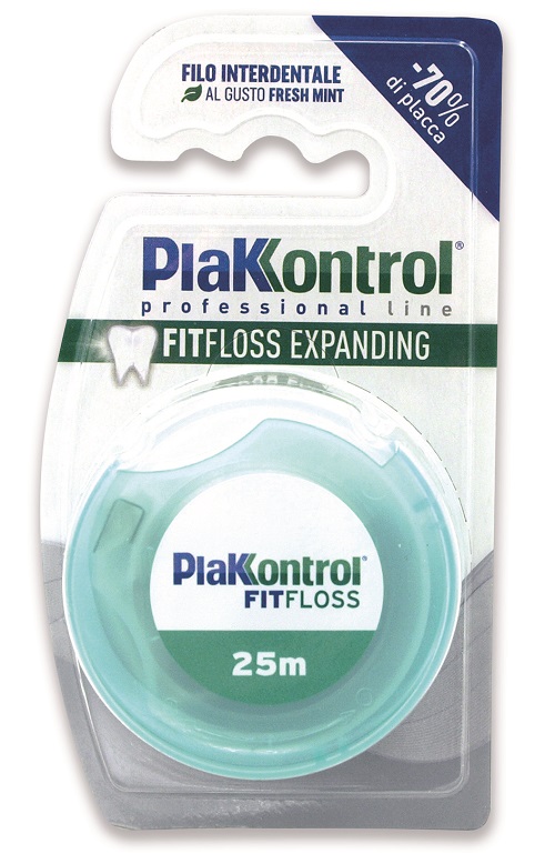 PLAKKONTROL FIT FLOSS FILO 25 M - Luckyfarma.it