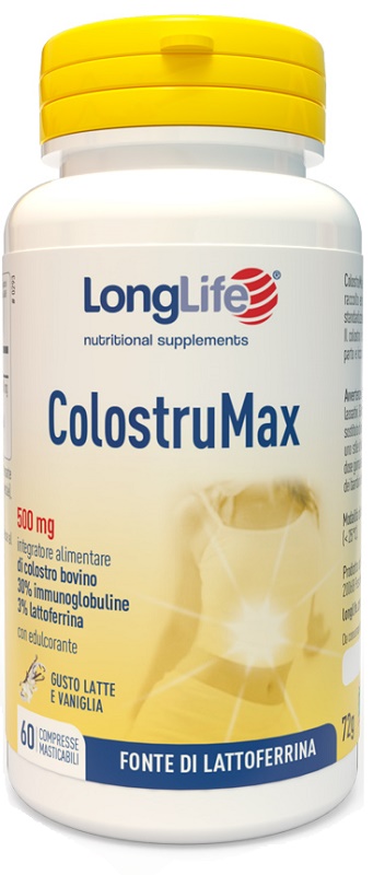 LONGLIFE COLOSTRUMAX 60 TAVOLETTE - Luckyfarma.it
