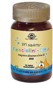 PESCIOLINI DHA 90 PERLE MASTICABILI - Luckyfarma.it