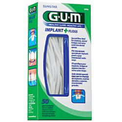 GUM IMPLANT+FLOSS FILO 50PZ - Luckyfarma.it