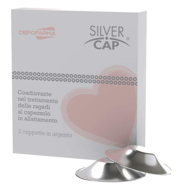 SILVER CAP COPPETTE IN ARGENTO COPRI CAPEZZOLI PER ALLATTAMENTO 2 PEZZI - Luckyfarma.it