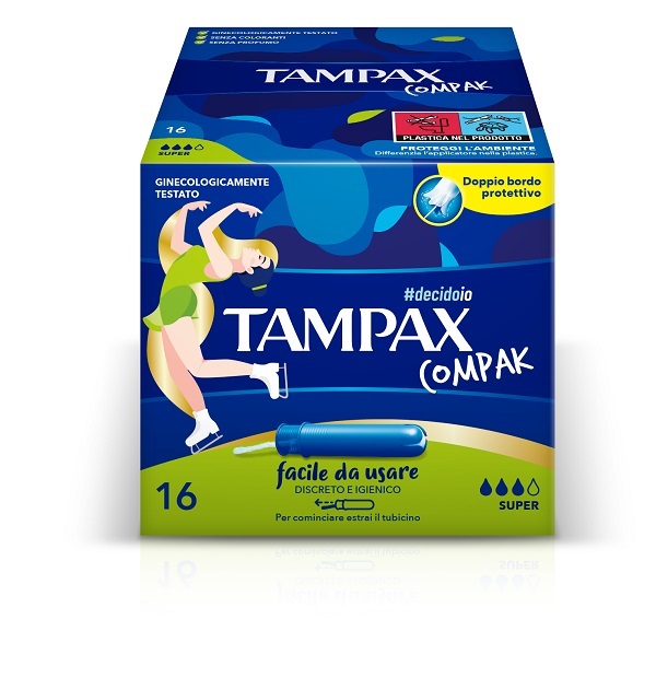 TAMPAX COMPAK SUPER 16 PEZZI - Luckyfarma.it