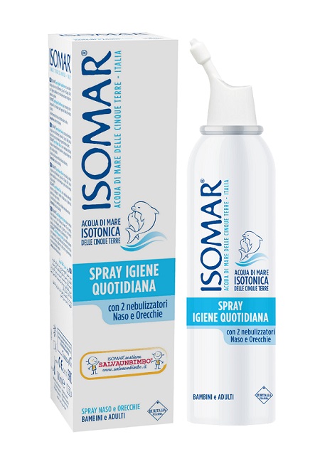 SOLUZIONE ACQUA DI MARE ISOMAR SPRAY IGIENE QUOTIDIANA 100 ML - Luckyfarma.it