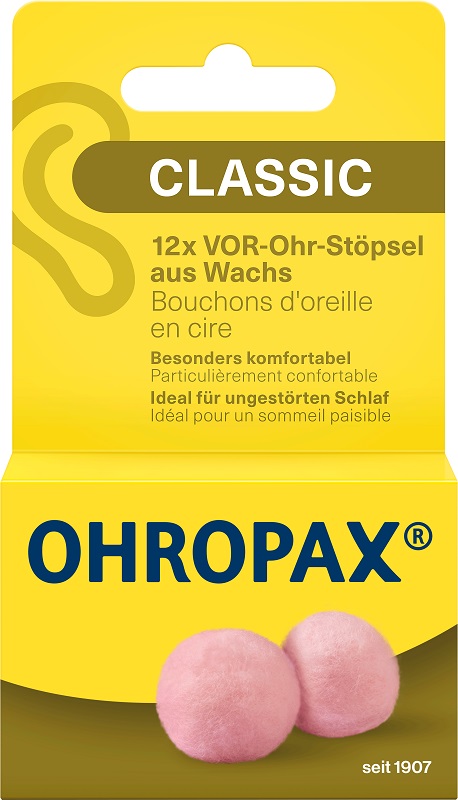 TAPPO AURICOLARE OHROPAX CERA 12 PEZZI - Luckyfarma.it