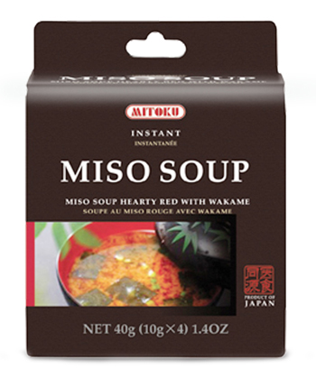 MITOKU ZUPPA DI MISO ISTANTANEA ALLE ALGHE 4 BUSTINE DA 10 G L'UNA - Luckyfarma.it