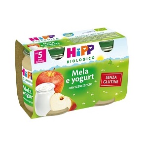 HIPP BIO HIPP BIO OMOGENEIZZATO MELA YOGURT 2X125 G - Luckyfarma.it
