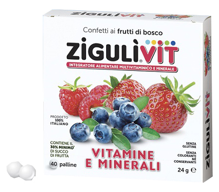 ZIGULI VIT FRUTTIBOSCO 40 CONFETTI - Luckyfarma.it