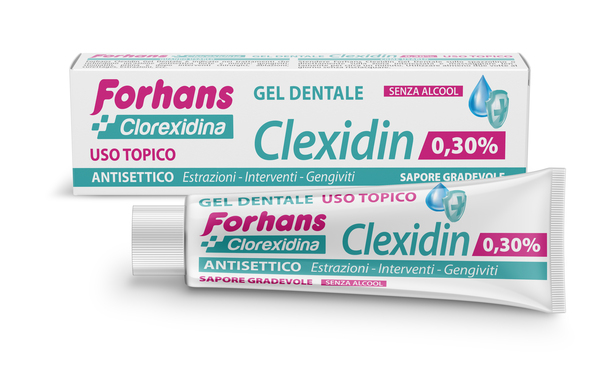 FORHANS CLEXIDIN COLLUTORIO IN GEL ALLA CLOREXIDINA 0,30% 30 - Luckyfarma.it