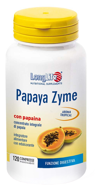 LONGLIFE PAPAYA ZYME 120 TAVOLETTE - Luckyfarma.it