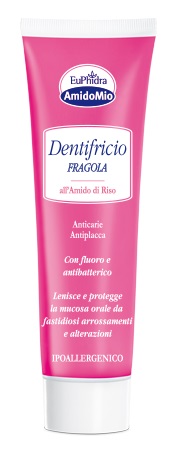 EUPHIDRA AMIDOMIO DENTIFRICIO FRAGOLA 50 ML - Luckyfarma.it