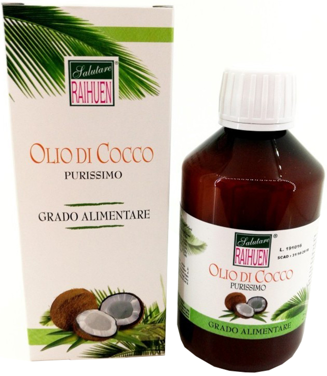 RAIHUEN OLIO COCCO GRADO ALIMENTARE 100 ML - Luckyfarma.it