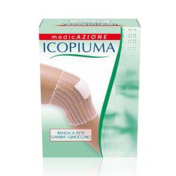 BENDA ICOPIUMA A COMPRESSIONE FISIOLOGICA PER GAMBA E GINOCCHIO CAL 5 1 PEZZO - Luckyfarma.it