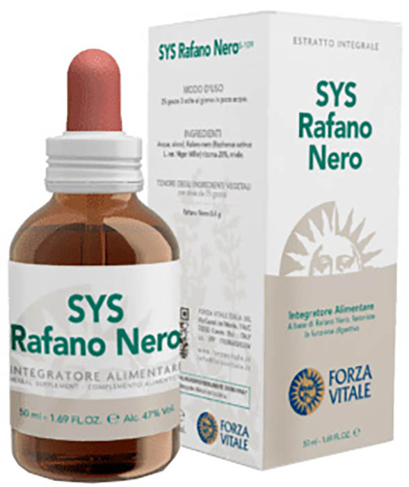 SYS RAFANO NERO GOCCE 50 ML - Luckyfarma.it