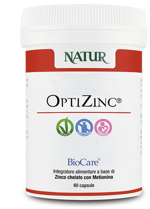 OPTIZINC 60 CAPSULE VEGETALI 379 MG - Luckyfarma.it
