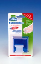RADDRIZZA ALLUCE IN GEL DI SILICONE BIANCO SEMITRASPARENTE SAGOMATA PER PROTEGGERE E RIALLINEARE L'ALLUCE EVITANDO LO SFREGAMENTO FRA IL PRIMO E IL SECONDO DITO IGIENEPIEDE 1 PEZZO - Luckyfarma.it