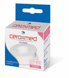 CEROTTO ADESIVO IN ROCCHETTO CEROXMED IN TESSUTO NON TESSUTO AERATO IPOALLERGENICO BIANCO 500X1,25 CM 1 PEZZO - Luckyfarma.it
