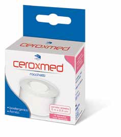 CEROTTO ADESIVO IN ROCCHETTO CEROXMED IN TESSUTO NON TESSUTO AERATO IPOALLERGENICO BIANCO 500X2,5 CM 1 PEZZO - Luckyfarma.it